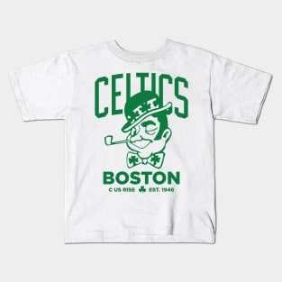 celtics boston - c us rise Kids T-Shirt